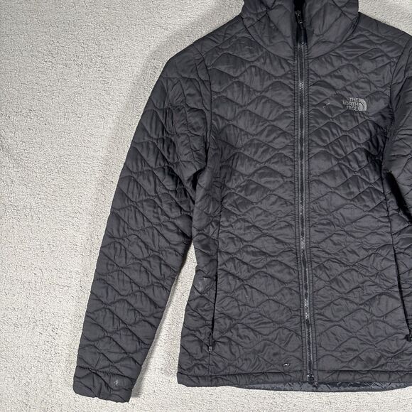 The‎ North Face Thermoball Hoodie Women’s Size XS Full Zip Black *Flaws - Picture 4 of 16